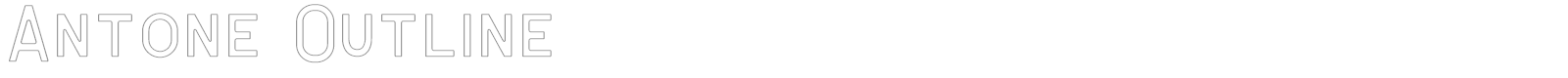 Antone font preview
